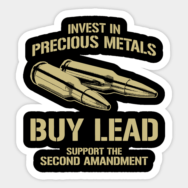 Gun Control Precious Metals Sticker by MM-Desigers